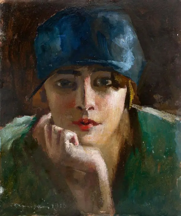 La Ragazza 1916 By Giuseppe Amisani