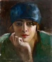 La Ragazza 1916 By Giuseppe Amisani