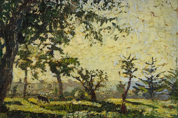 Paesaggio by Giuseppe Amisani | Oil Painting Reproduction