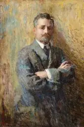 Ritratto di Gentiluomo 1915 By Giuseppe Amisani