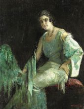 Ritratto di Signora 1925 By Giuseppe Amisani