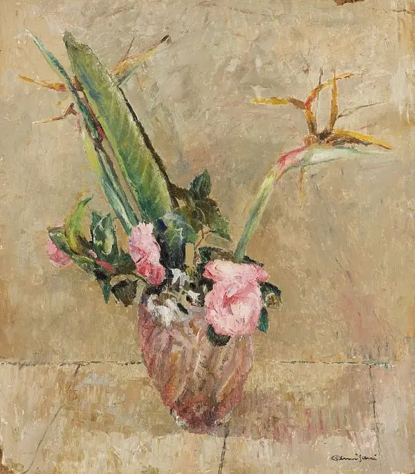 Vaso Con Fiori By Giuseppe Amisani