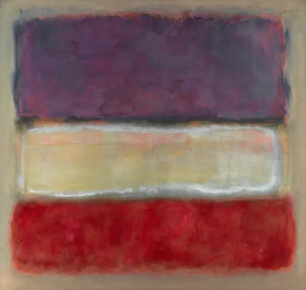 Untitled (Purple White and Red) By Mark Rothko (Inspired By)