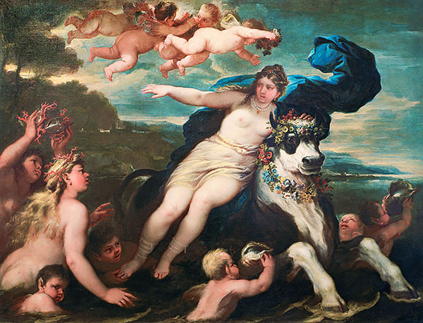 Abduction of Europa by Luca Giordano | Oil Painting Reproduction