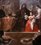 A Homage to Velazquez c1692 By Luca Giordano
