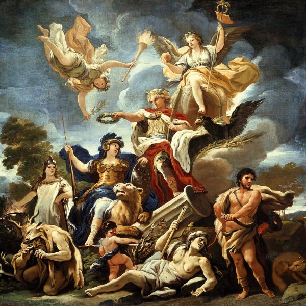 Allegory of the Fortress by Luca Giordano | Oil Painting Reproduction