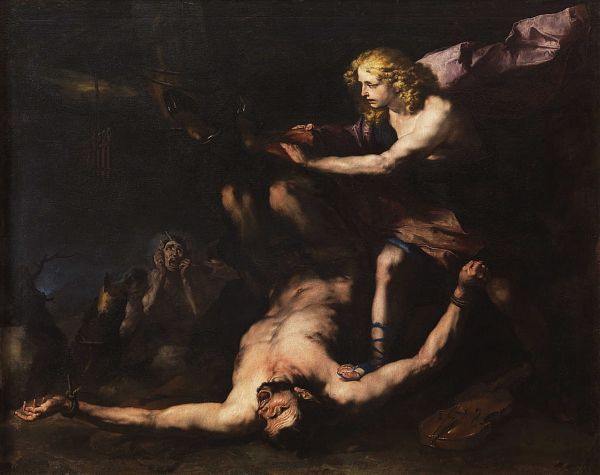 Apollo and Marsyas c1660 by Luca Giordano | Oil Painting Reproduction