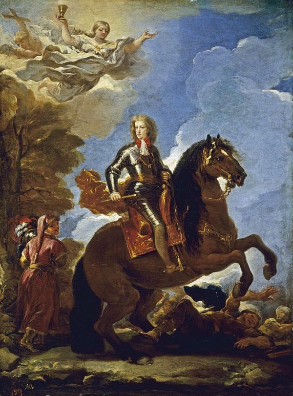 Charles II King of Spain on Horseback c1693 | Oil Painting Reproduction