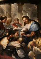 Communion of Apostles By Luca Giordano
