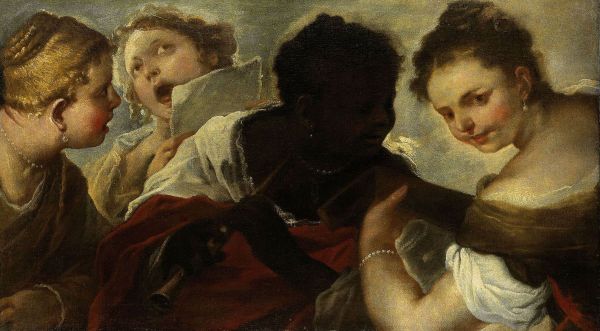 Four Women Making Music by Luca Giordano | Oil Painting Reproduction