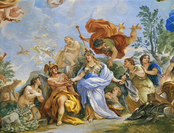 Fresco with Apotheosis of Medici Family | Oil Painting Reproduction