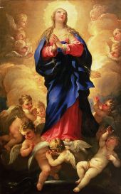 Immaculate Conception By Luca Giordano