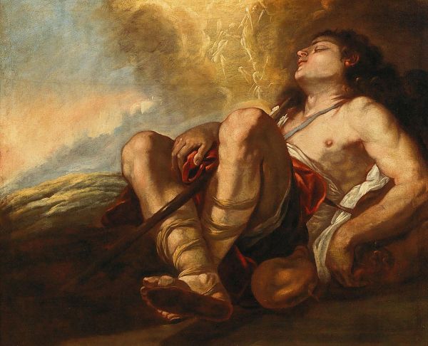 Jacob's Dream Early 1650 by Luca Giordano | Oil Painting Reproduction