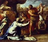 Judgement of Solomon By Luca Giordano