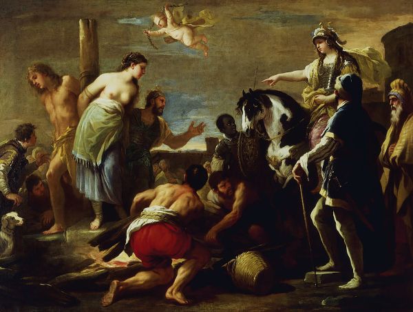 Olindo and Sophronia by Luca Giordano | Oil Painting Reproduction