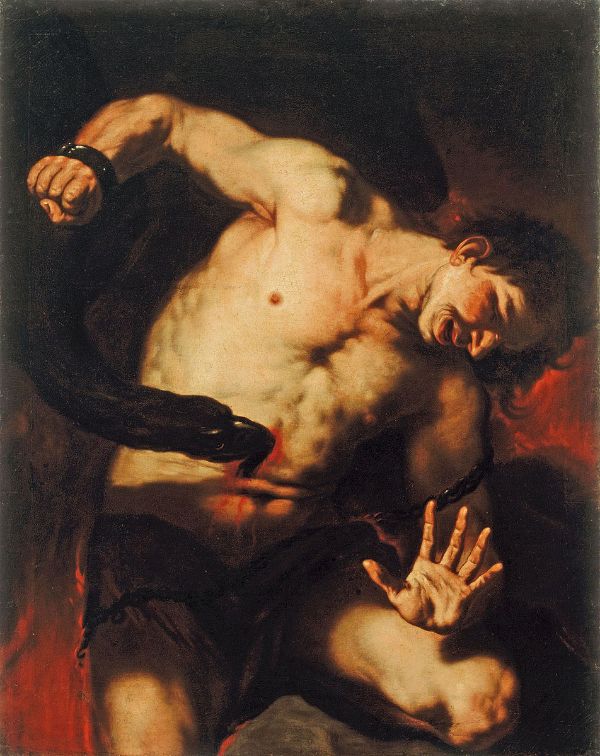 Prometheus by Luca Giordano | Oil Painting Reproduction