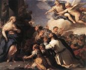 Psyche Honoured by the People 1692 By Luca Giordano