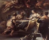 Psyche Served by Invisible Spirits By Luca Giordano