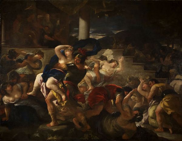 Rape of the Sabine Women c1675 | Oil Painting Reproduction