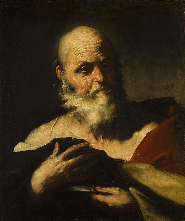 Saint Bartholomew by Luca Giordano | Oil Painting Reproduction