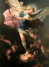 Saint Michael the Archangel c1663 By Luca Giordano