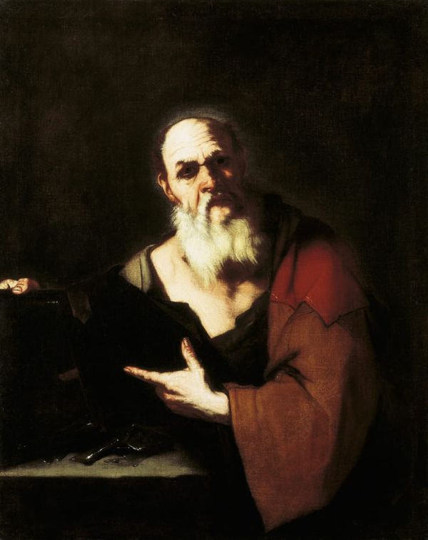 Socrates by Luca Giordano | Oil Painting Reproduction