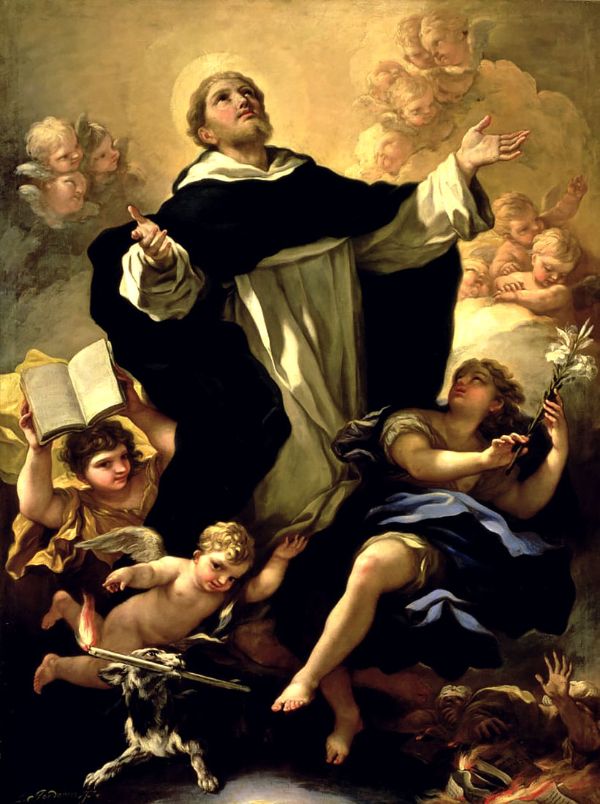 St Dominic by Luca Giordano | Oil Painting Reproduction