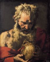 St Jerome By Luca Giordano