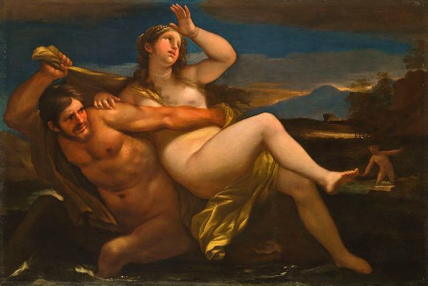 The Abduction of Deianeira by Luca Giordano | Oil Painting Reproduction