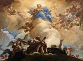 The Assumption of the Virgin By Luca Giordano