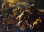 The Battle between the Israelites and the Amalek By Luca Giordano