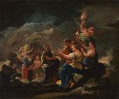 The Cave of Eternity By Luca Giordano