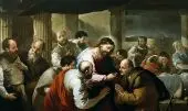 The Communion of the Apostles By Luca Giordano
