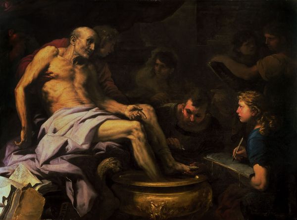 The Death of Seneca by Luca Giordano | Oil Painting Reproduction