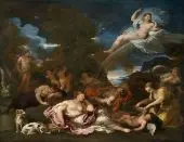 The Disarming of Cupid an Allegory of Chastity By Luca Giordano