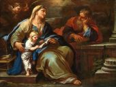 The Education of the Virgin By Luca Giordano