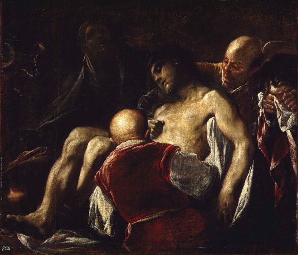 The Entombment of Christ by Luca Giordano | Oil Painting Reproduction