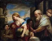 The Expulsion of Hagar By Luca Giordano