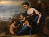 The Holy Family with the Infant Saint John the Baptist By Luca Giordano