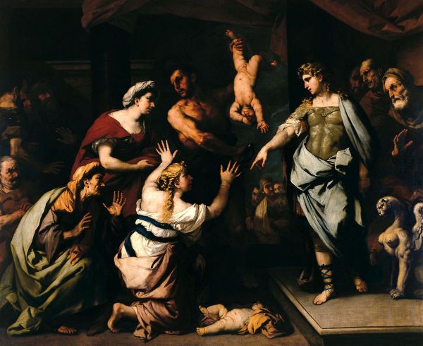 The Judgement of Solomon 2 by Luca Giordano | Oil Painting Reproduction