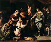 The Judgement of Solomon 2 By Luca Giordano