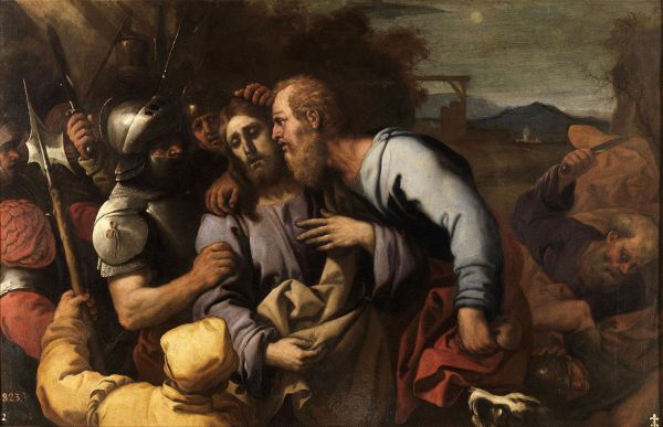 The Kiss of Judas by Luca Giordano | Oil Painting Reproduction