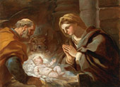 The Nativity By Luca Giordano