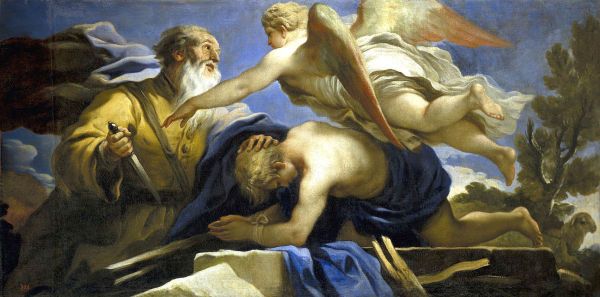 The Sacrifice of Isaac 1 by Luca Giordano | Oil Painting Reproduction