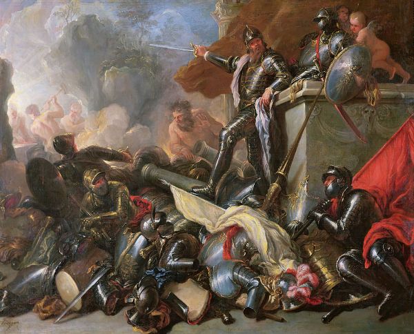 The War c1690 by Luca Giordano | Oil Painting Reproduction