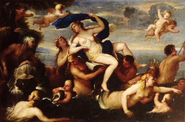 Triumph of Galatea by Luca Giordano | Oil Painting Reproduction