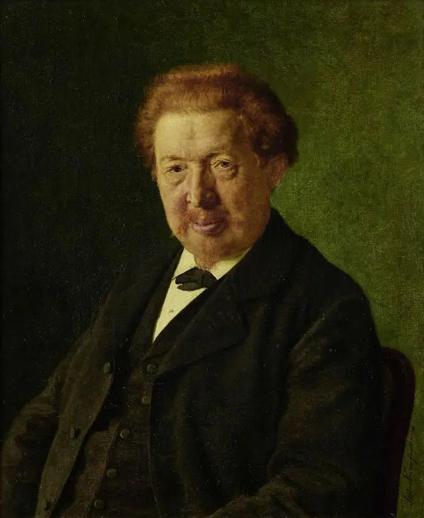 A Portrait of a Distinguished Gentleman By Isidor Kaufmann