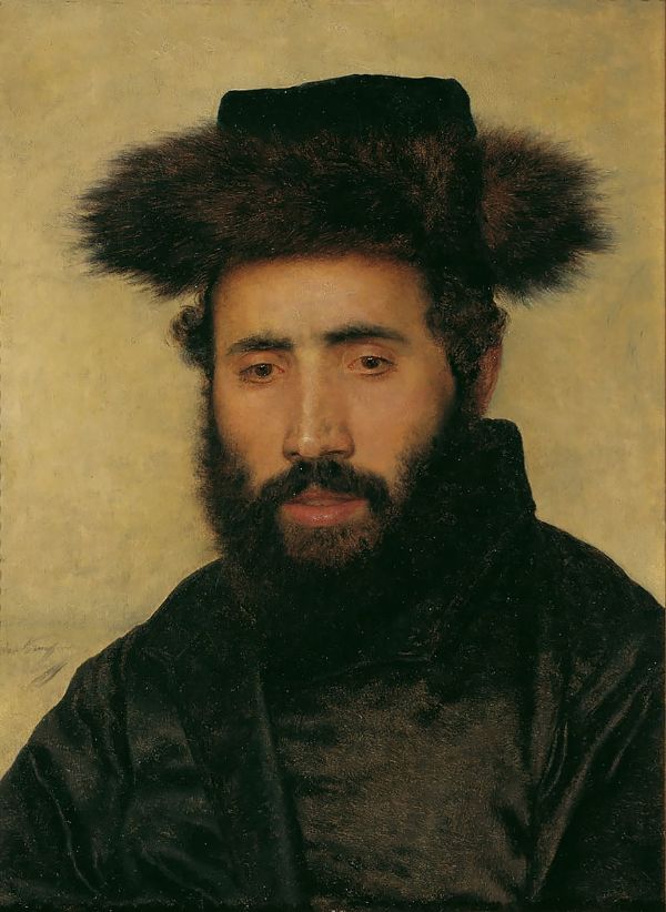 A Rabbi from Upper Hungary by Isidor Kaufmann | Oil Painting Reproduction