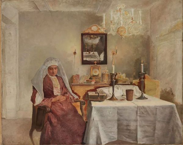 Friday Evening c1920 by Isidor Kaufmann | Oil Painting Reproduction