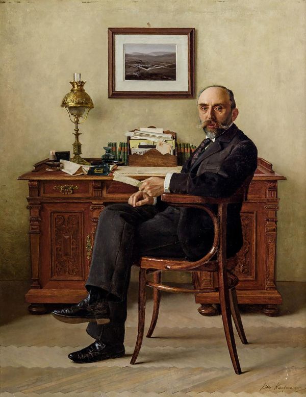 Portrait of a Banker by Isidor Kaufmann | Oil Painting Reproduction